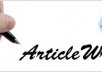 write High Quality SEO Optimized 500+++ Words Article On Any Topic With My Article Writing Service ...!!!!!!!!