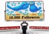 send You 10,000+ Real Looking Twitter FOLLOWERS within 48 Hours!!!!