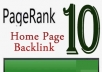 place a PR10 Permanent blogroll link sitewide and dofollow seo on a PR10 homepage