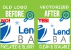 vectorize your current LOGO and send you editable print ready vector ai and eps files Fast and Easy!!!!!!!