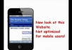 design best MOBILE website plus free installation, qr code and redirect script ..@