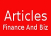 give you 77 Finance PLR articles pack