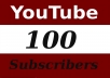 Give you 100 Guaranteed Real Human Youtube Subscribers