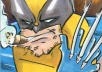 draw a cartoon sketchcard of any character!!!