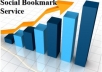 provide social bookmarking service to your web site to top 20 high PR sites manually