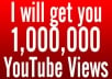 provide you 7000 to 10,000 Organic YouTube views on your Video from Facebook or Twitter..!!..!!!