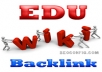 submit your Website and Keyword to the 1000 WIKI Site with High Page Rank and More Than 3000 Live Links