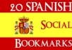 submit manually Top 20 SPANISH Social Bookmarking Sites