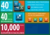 build MANUALLY a Link Wheel on 40 Web2 + 40 Social Bookmarking + 10,000 Verified Blog Comments on Them *