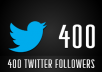 give 400 real Twitter followers from usa, canada and uk