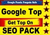 give ★★★★★ SEO pack which will take your website from no where to top of google by providing all kind of linkbuilding from high autority domains and backlinks