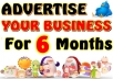 promote your business or Website via Ads or banner on my site (Guaranteed 50 to100+ daily visitors) for 2 Months 