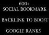 Do seo Service of 600 Approved high quality social bookmarking to boost your stie rank live bookmarking backlinks with full report