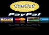 3 verified PayPal accounts (with option of withdrawal feature)