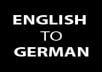 translate english to german (max. ~ 1000 words)