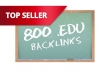 get 800 EDU seo links for you website through blog comments 