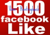 Get You 1500+ Verified Fake Facebook Like On Any of Your Page Guaranteed