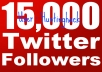 Get You 15,000 Real Looking Twitter Followers to Your Account Just Within 12Hr