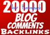 Get You 20,000 MASSIVE ScrapeBox Blast Backlinks For Your Site
