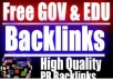 create over 2500 Indexed Backlinks and Ping them for your website within 24 hours with full report