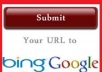 submit 3 0f your Site/Blog MANUALLY To top  Search engines and Create 1700 Backlinks and Ping  