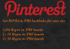 generate 80 PR6 to PR4 Backlinks for your website through Pin and Repin in my board