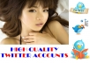 Send You 75 High Quality VERIFIED Twitter Accounts
