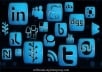 create 30 PR7 to PR10 seo social bookmarking backlinks...