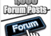 create 1200+ high pr dofollow backlinks from forum posts, supply report + submit to linklicious pro ...