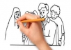 create an awesome Whiteboard Animation related to business,product or to convey a message