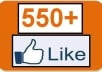 deliver 550+ Facebook Likes to your Photo/Post/Page within 24 hours ...!!!!!!!!!