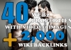create a Link Pyramid MANUALLY With 40 Web 2 Properties + 2,000 Wiki Pointed On Them ~~!!