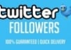 give you 45,000 Real Looking TWITTER Followers Or 25000 instagram followers and 20,000 instagram likes to your account in 24 hours