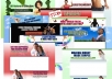 give you Pack of 10 Minisite Templates to be Used in Multiple Niches