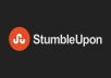 give you 50 stumbleupon real activd followers only 5 hours without admin access
