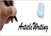 write 4 articles 500 words each just for 
