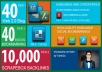 build MANUALLY a Link Wheel on 40 Web2 + 40 Social Bookmarking + 10,000 Verified Blog Comments on Them@@@@