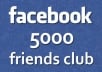 advertise your website on Facebook to my 5000 Real and loyal friends!!