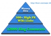 create || Super Link Pyramid || with || 300 High PR Wiki Links || then || SuperCharge || them with || 12000 Blog Comments ||..@