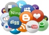 Creat for your site to 600+ social bookmarks + rss + ping + seo backlinks