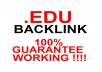 create 360 Powerfull Permanent and Live Forever Edu Backlink for Your Website in 24 hour 