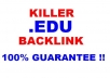 create 369 edu AMAZING backlink different domain with permanent wiki backlink for your website seo backlink