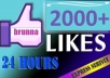 give 2000+ High Quality Likes On Your Facebook 1500+ Fans And 500+ Likes On Your Page Recent Posts ~~!!~~