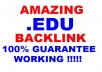 create 360 Permanent and Live Forever Powerfull Edu Backlink GUARANTEE WORKING for your website in 24 hour