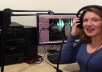  record a professional female voiceover up to 150 words long, approx 1 and a half minutes, using state of the art voice over equipment...
