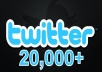 Add 20,000+ Real Looking Twitter Followers To Your Account Without any Admin access and No Unfollows