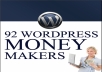 Give you 2 ebook How to use PINTEREST for Business+ 92 wordpress money makers