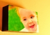 create a 3 by 5 stand out faux canvas of your photo