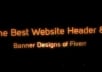 design Super Stunning And Professional Website Banner or Website Header In 24hrs And Deliver With PSD File Just ...