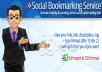 500 social bookmark SEO backlinks + ping in 24 hours